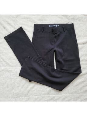Betabrand Black Straight-Leg Women's Pants